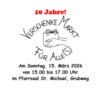 Verschenkemarkt für ALLE(s) am 15. März