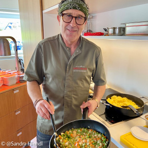 Maitre Frank Meurer verwöhnte die Gäste mit kreativen kulinarischen Kompositionen